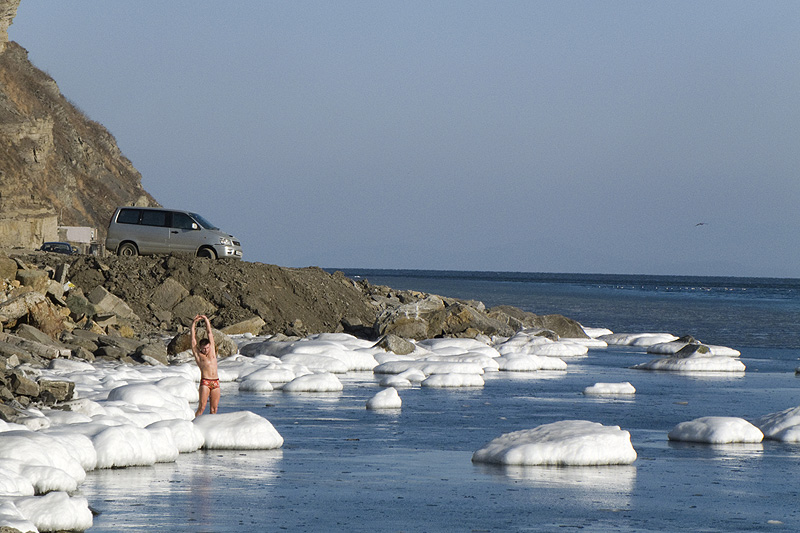 И не холодно!?