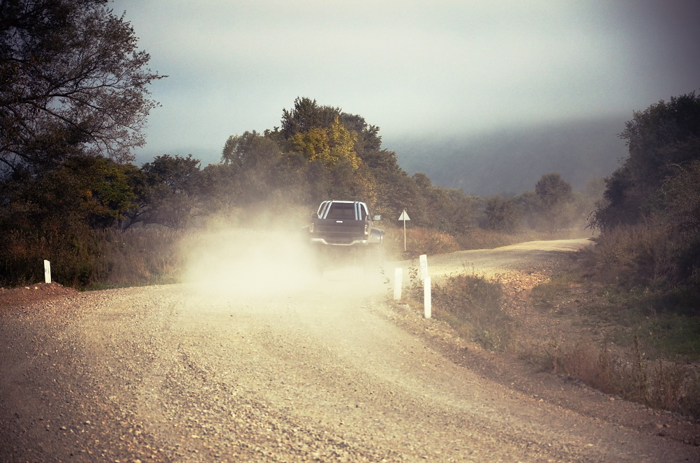 и только пыль из под копыт...