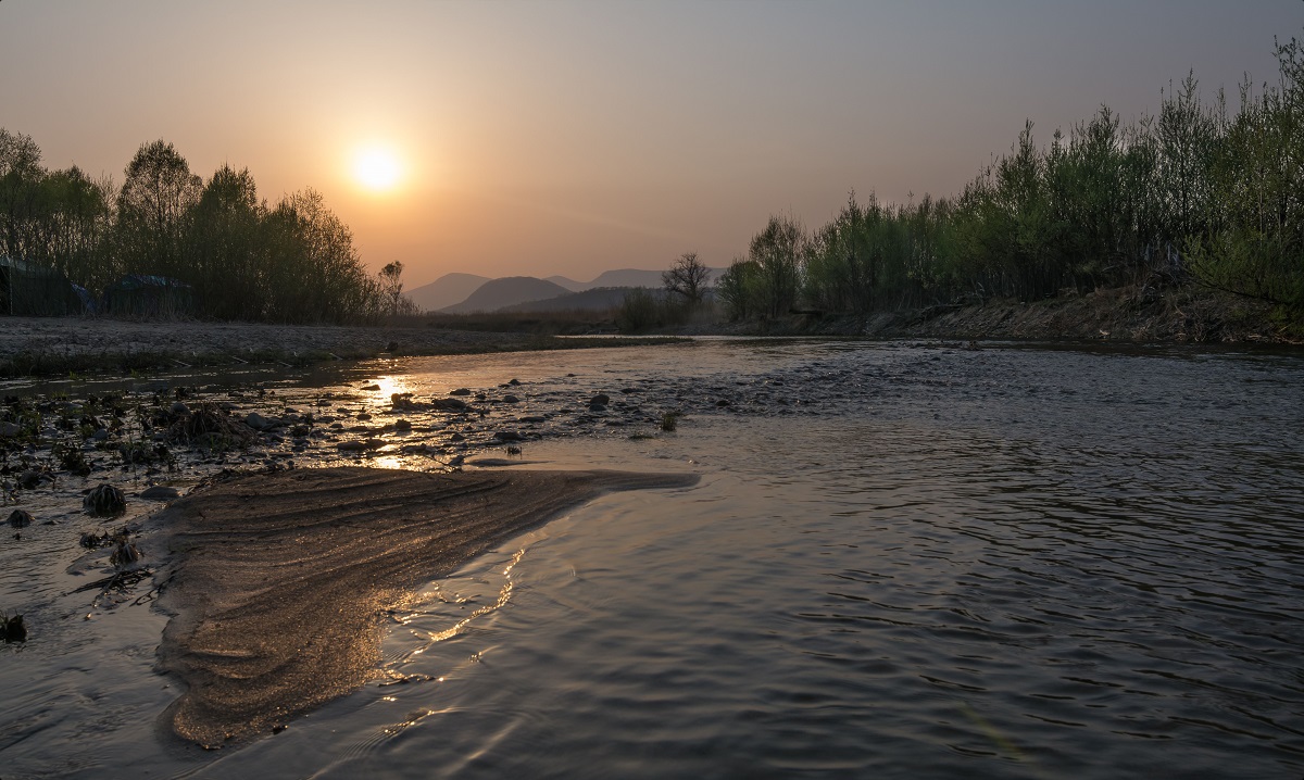 На закате дня