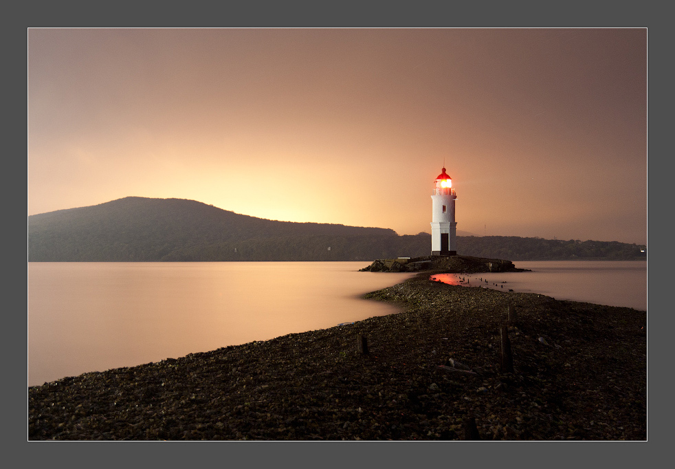 Баян владивостокский ночью