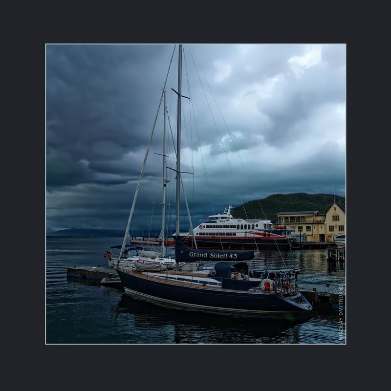 Харстад. ночь