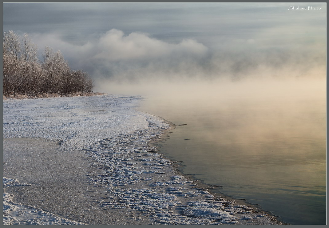 Енисей в облаках