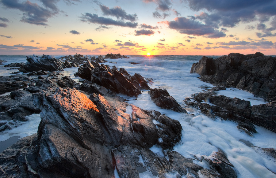 Начало сезона зимних штормов