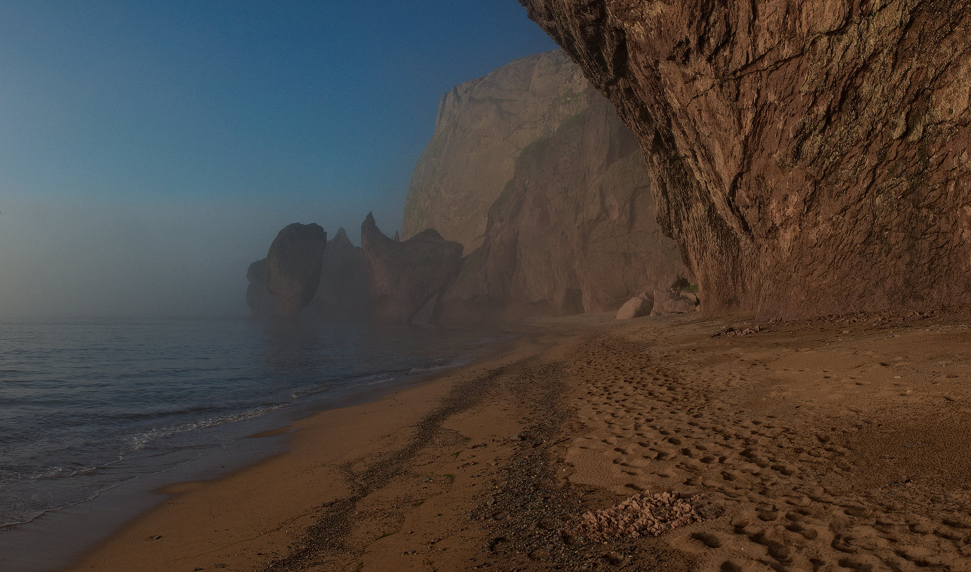 Туманное утро в Дубовой.