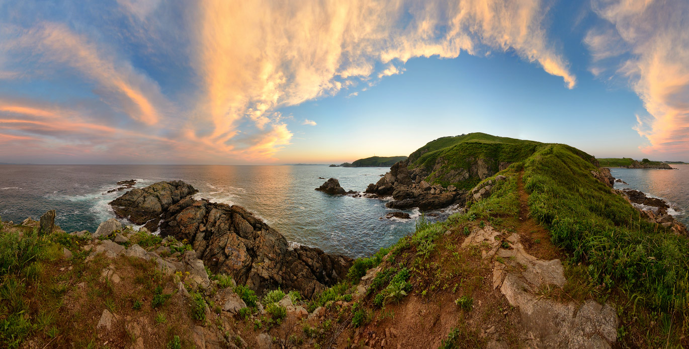 послезакатные всполохи