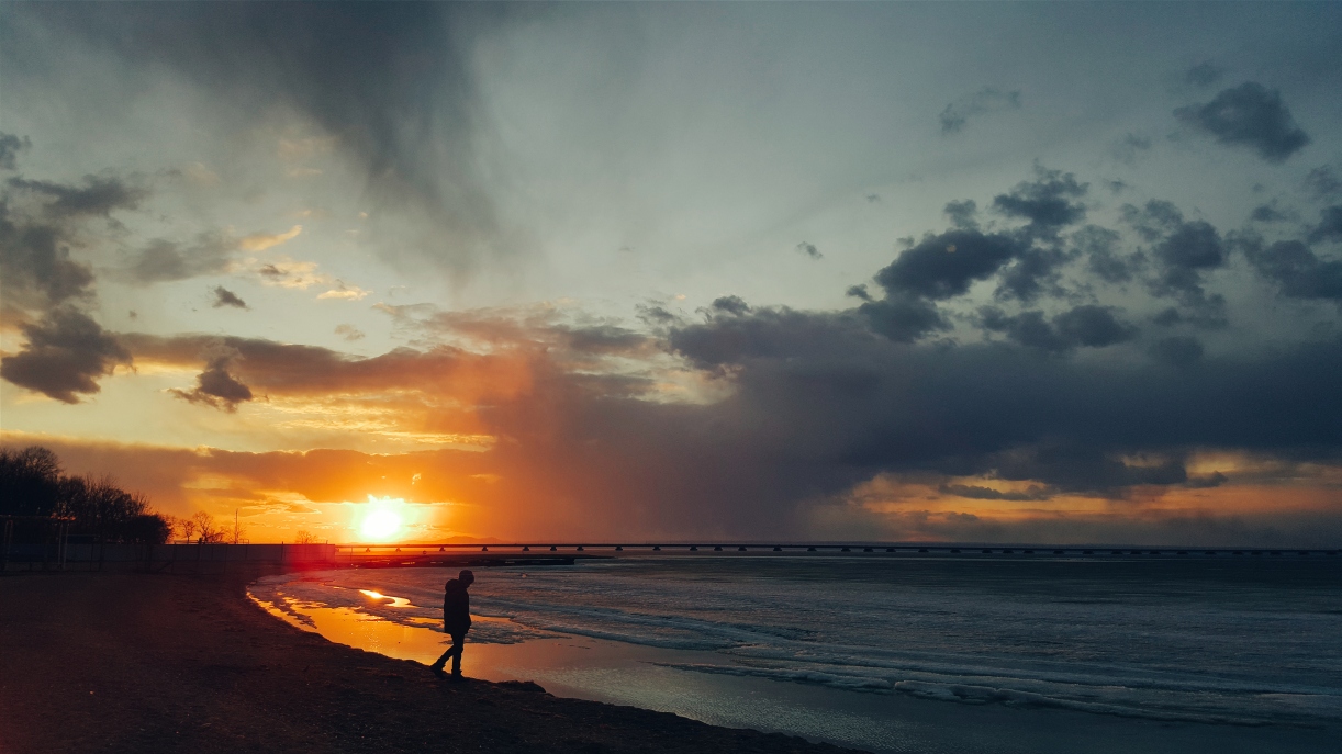 Владивосток! Весна! Закат!