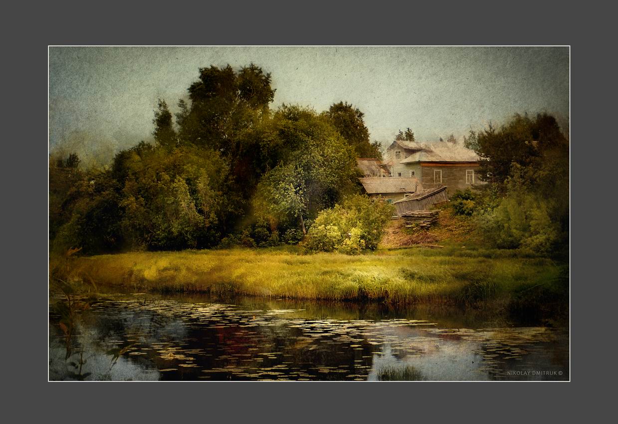 ветер. дом у реки. июнь 2019