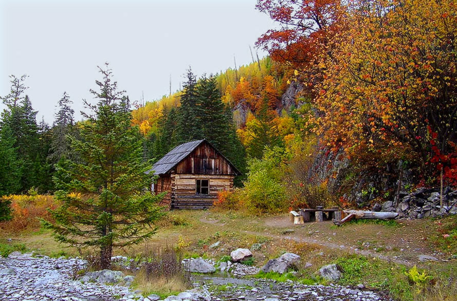 Осень у источника "Святая Елена"