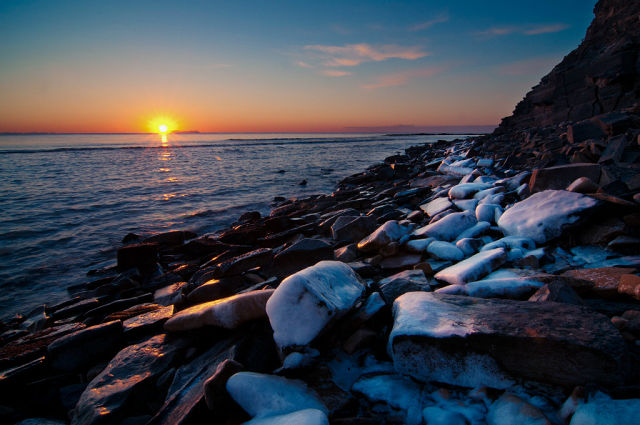 Восход солнца..