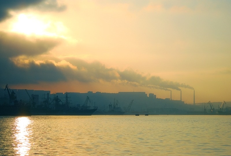 Город на рассвете