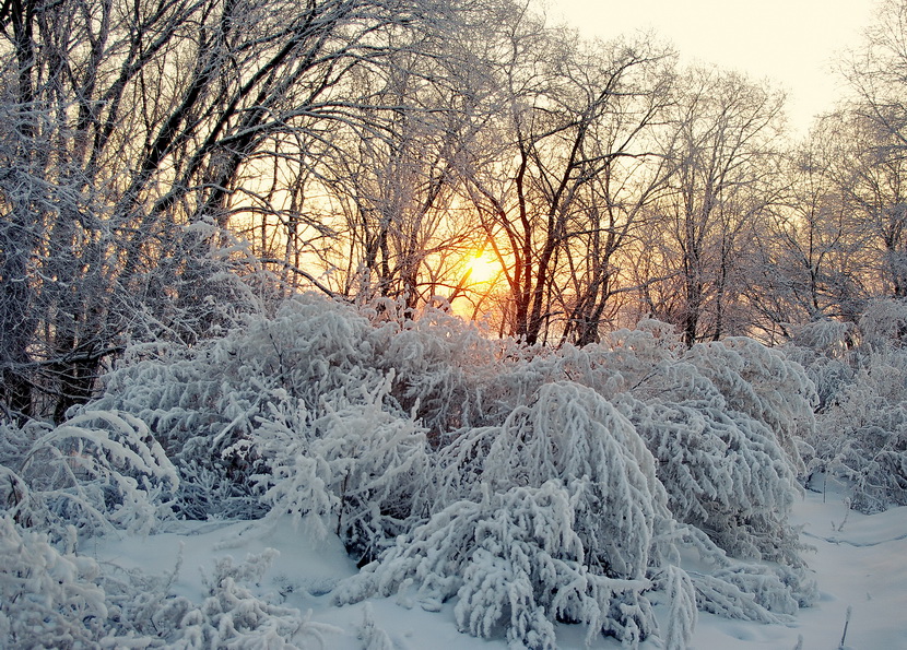 Закат за околицей