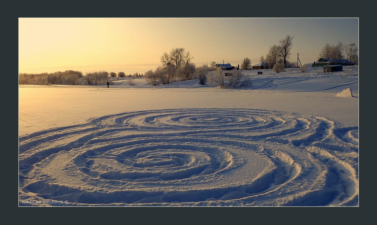 пешеход на остров. Январь 2020