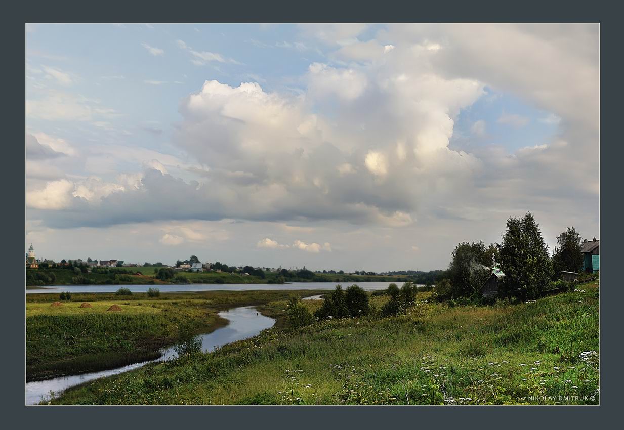 переход в вечер. Матигоры. август 2017