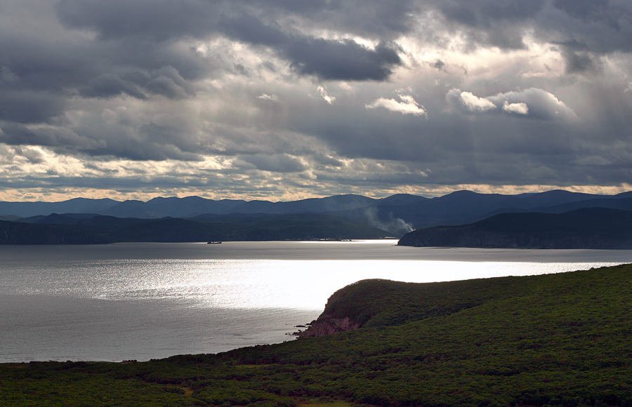 Вечер в заливе Рында