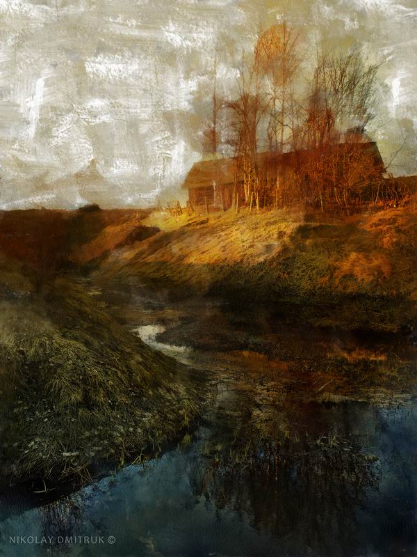 мост в закат