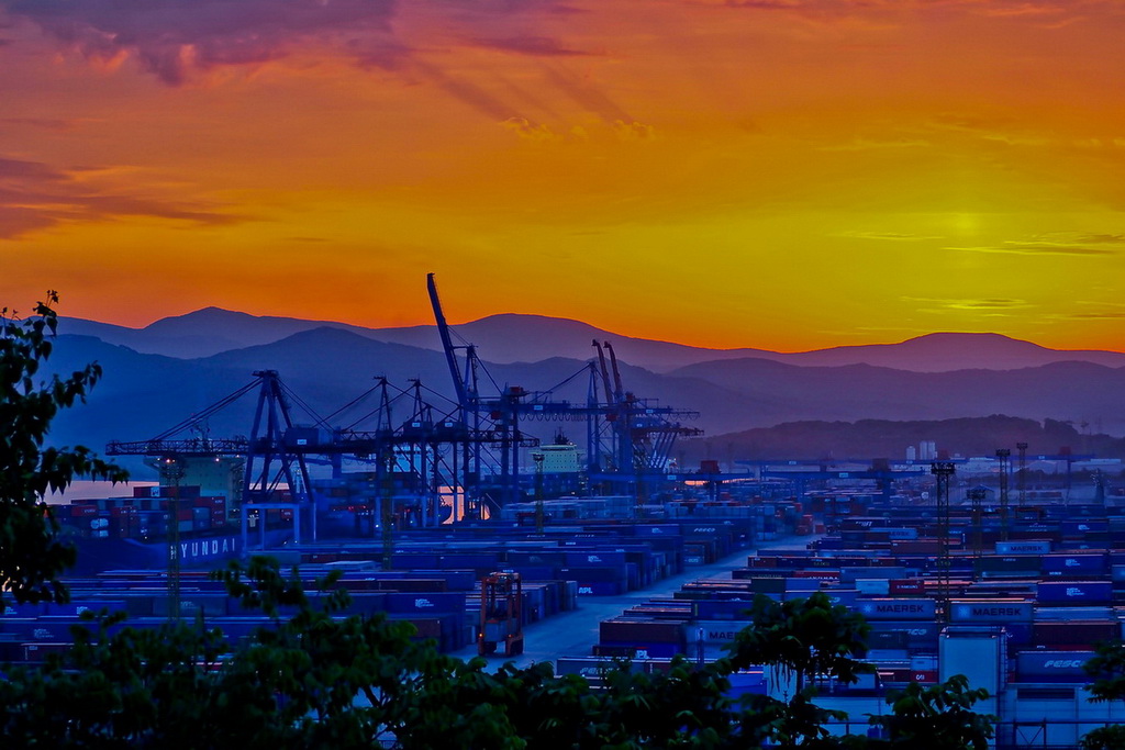 Утро в порту