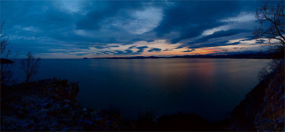 Закат над Находкой