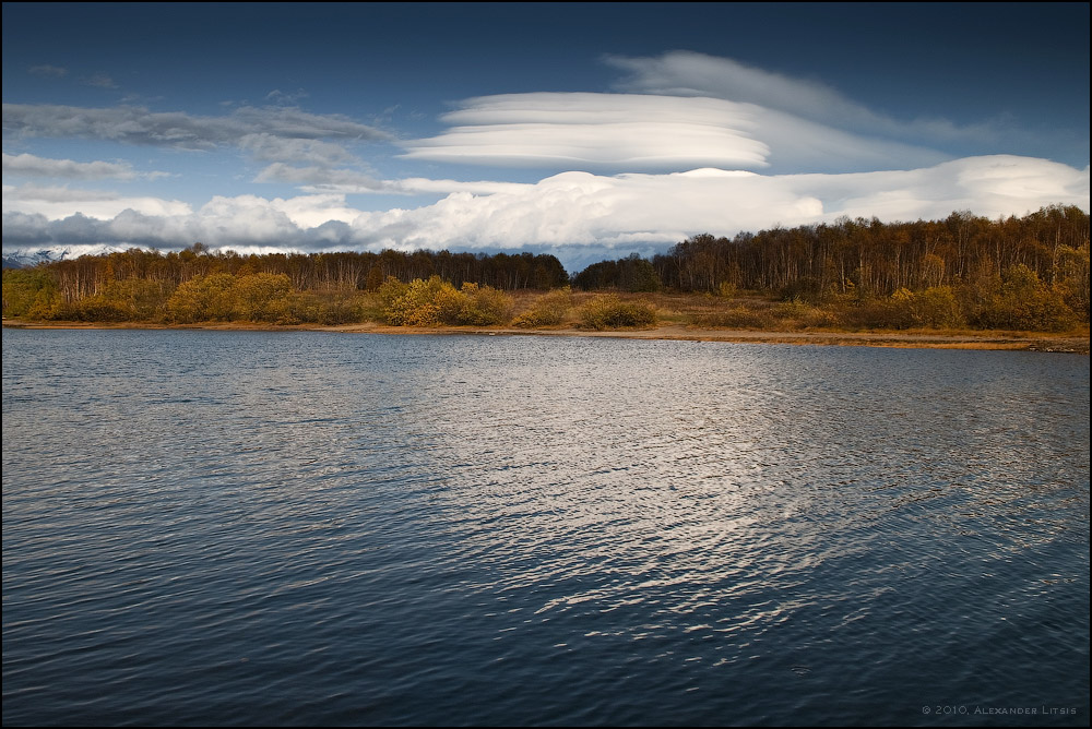 Облака над Теплым озером