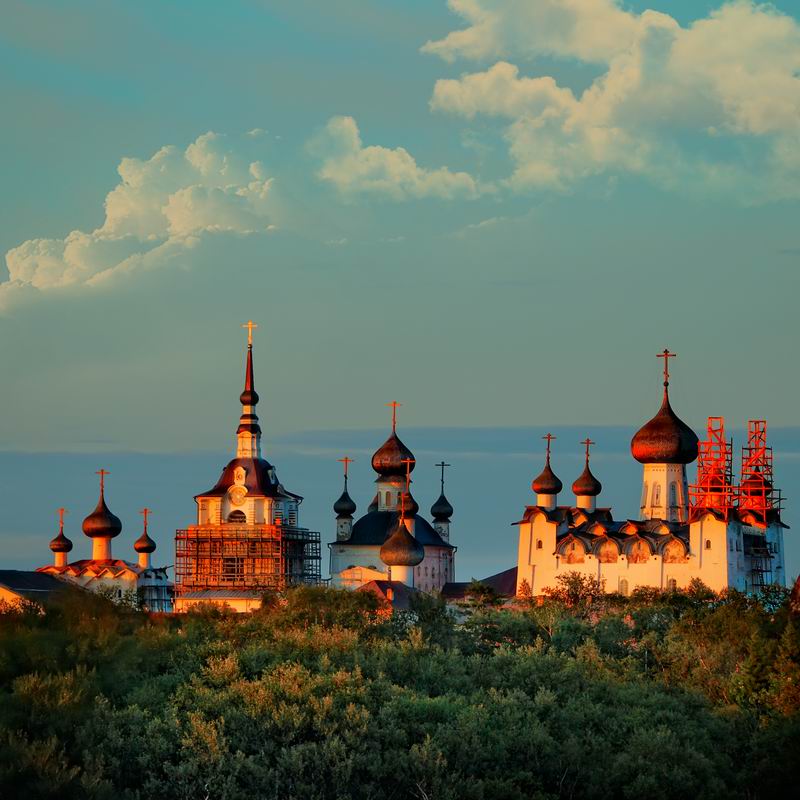 красное солнце