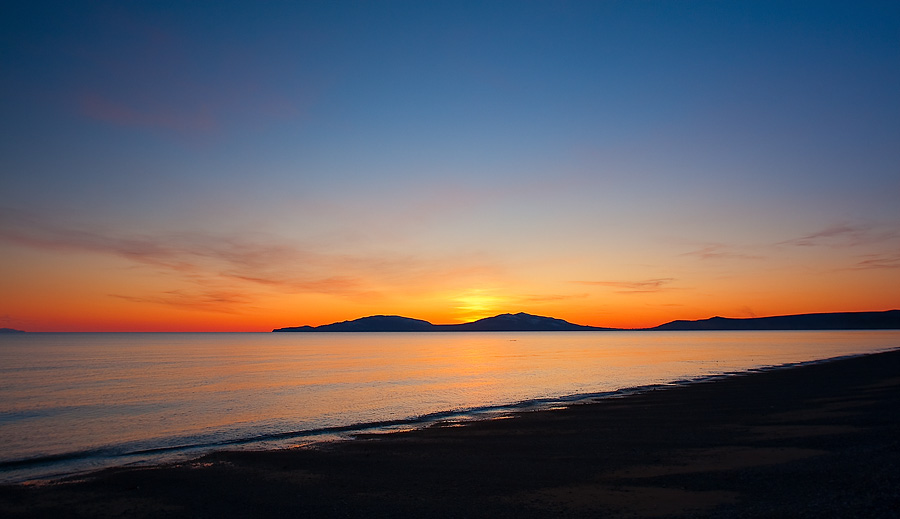 ...закат над Нюклинской косой