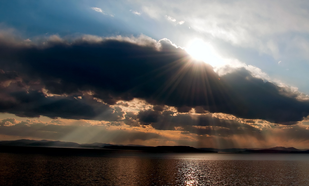 Сегодняшний закат 1