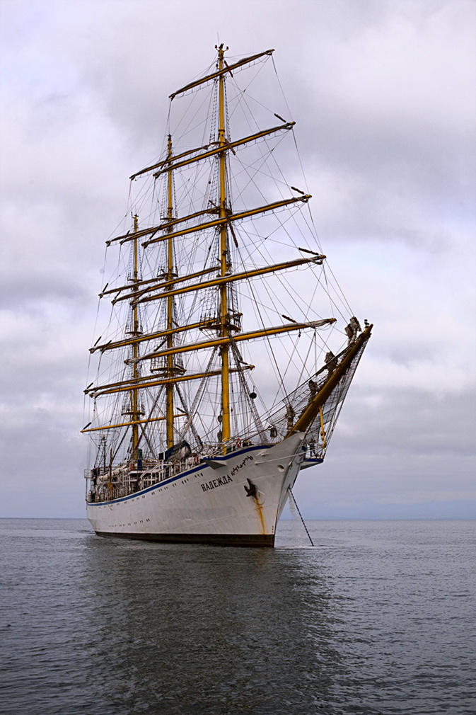 В нашу гавань заходили корабли