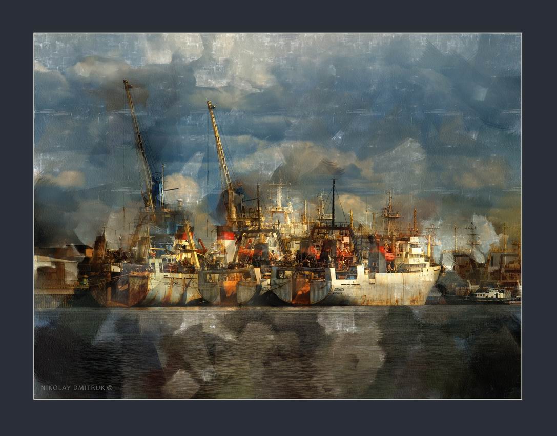 порт. Архангельск. 2013