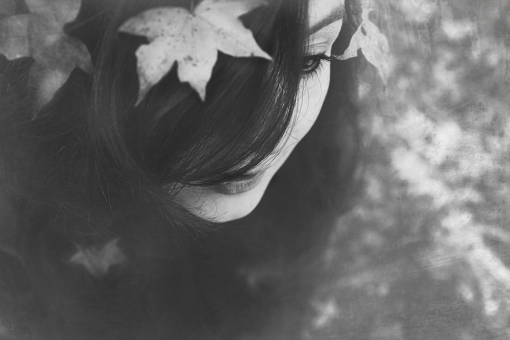 В осенних...