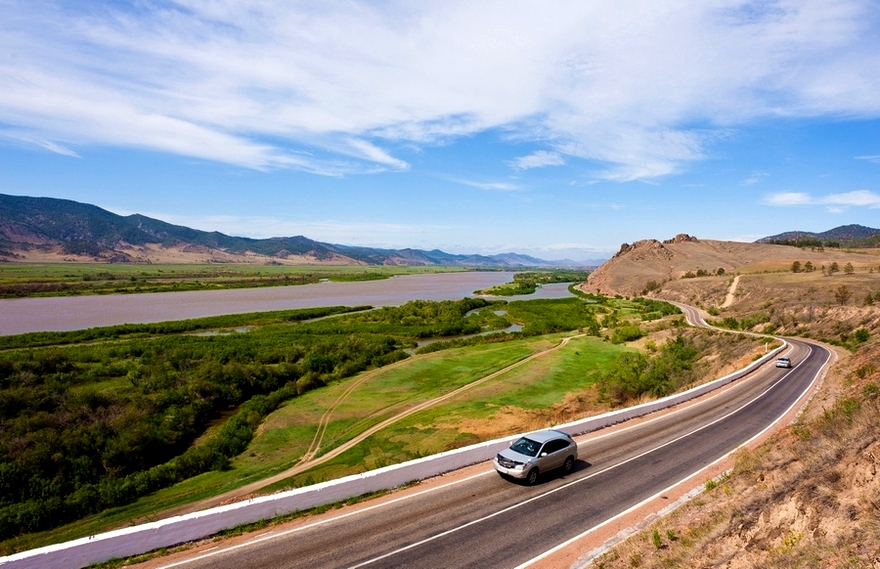 Трасса М55...