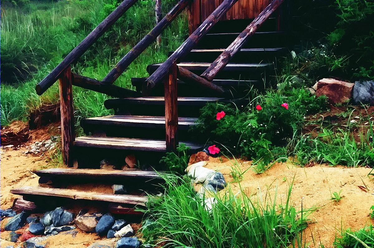 лесенка к морю