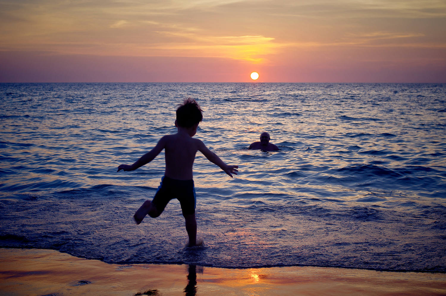 Вечерние купания