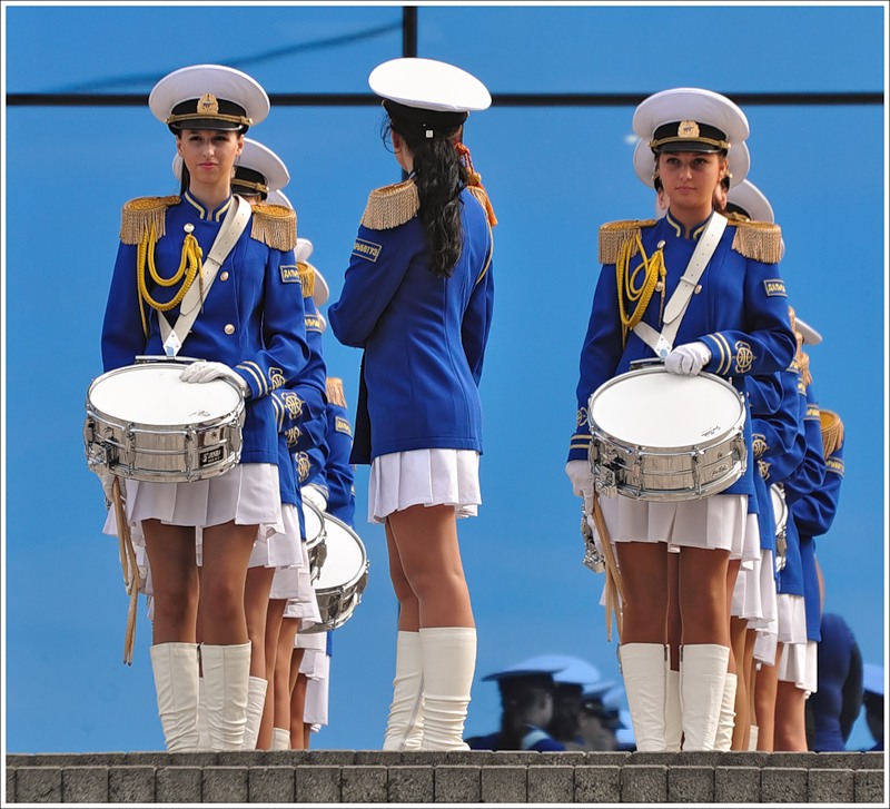 Барабанщицы Дальрыбвтуза