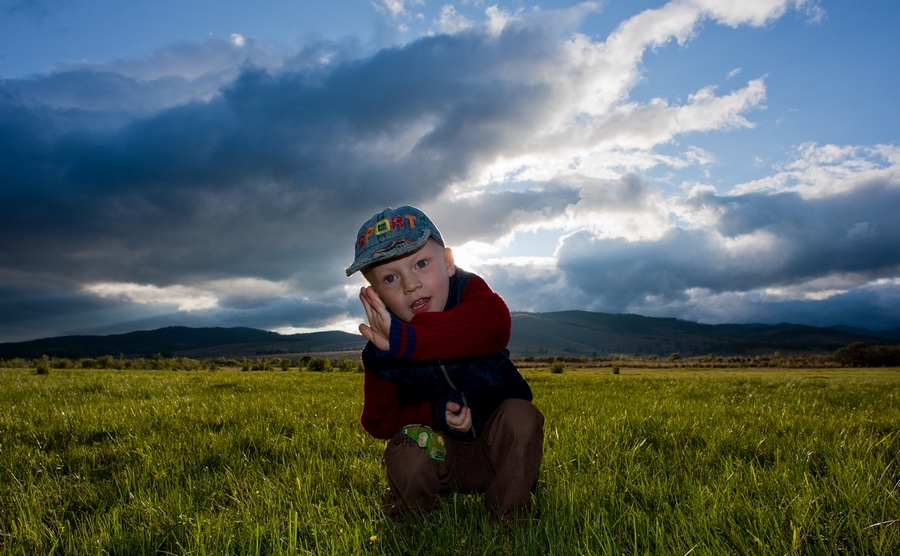 - Привет от солнышка...