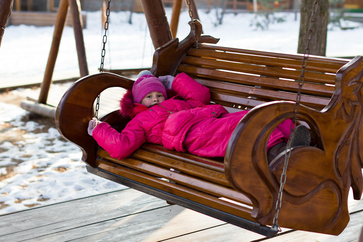 На прогулке