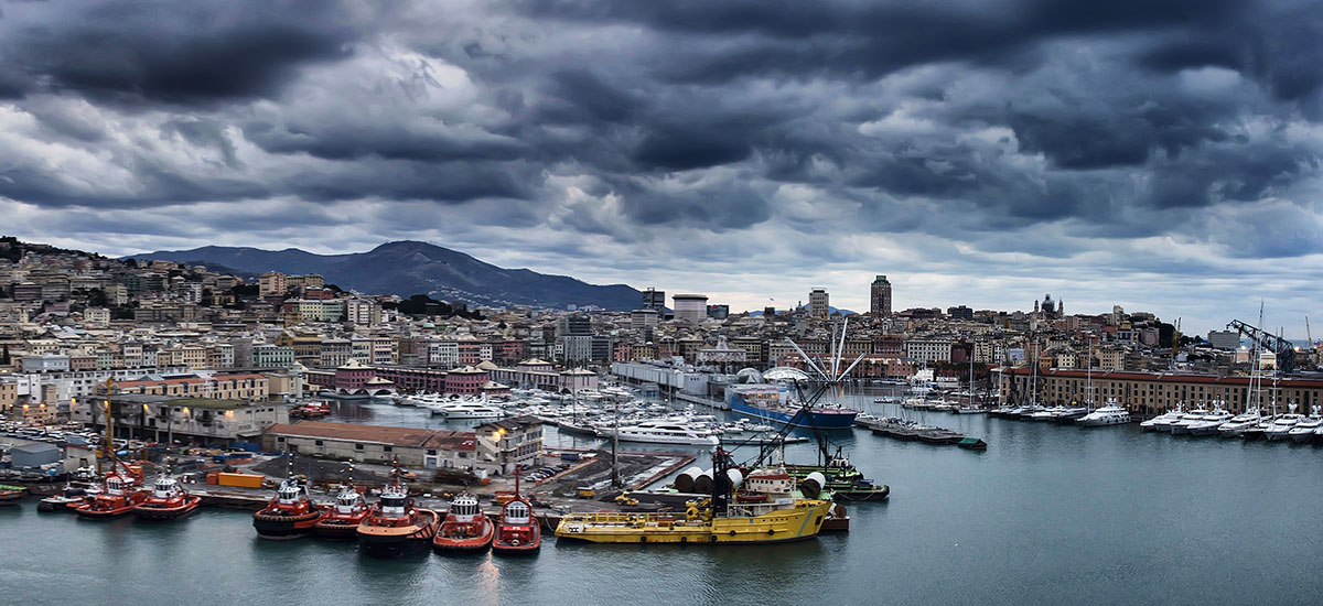 Вид на Геную