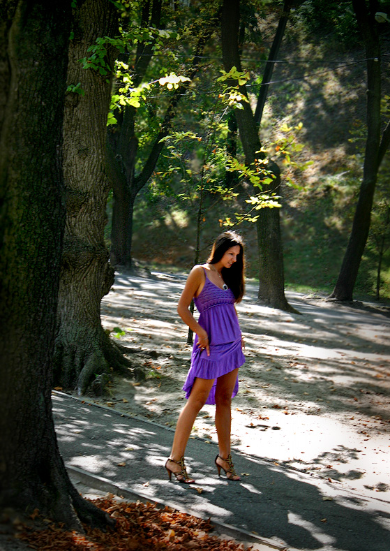 Фотосессия в летнем парке