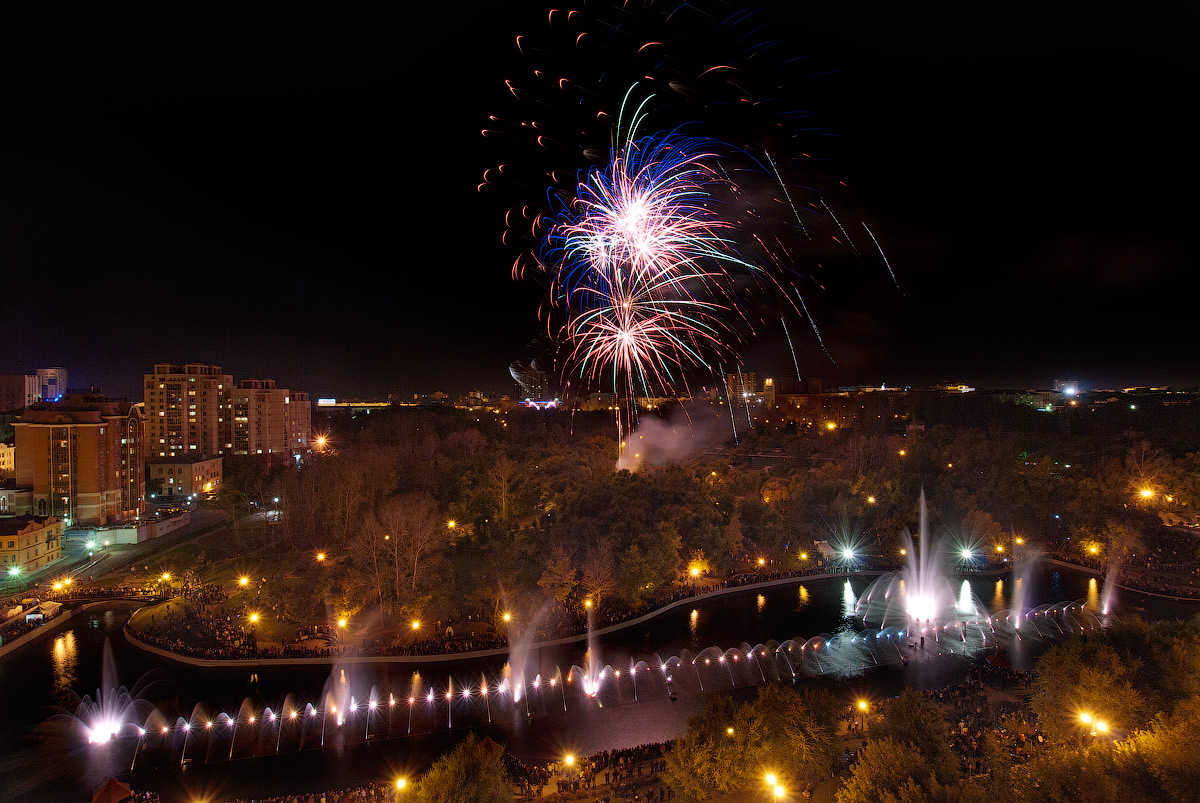 Открытие фонтанов на прудах2