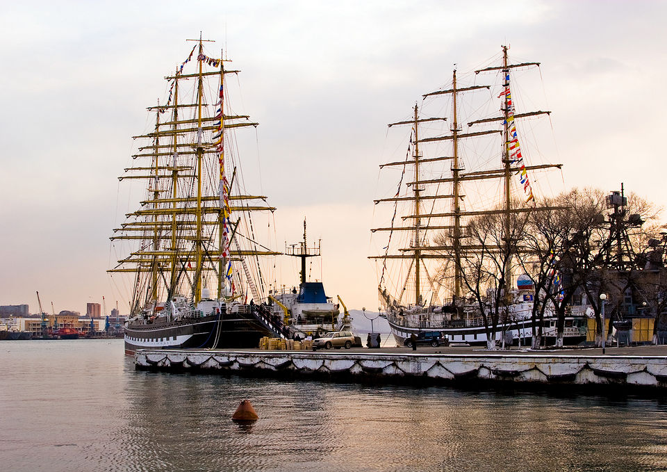 Крузенштерн во Владивостоке