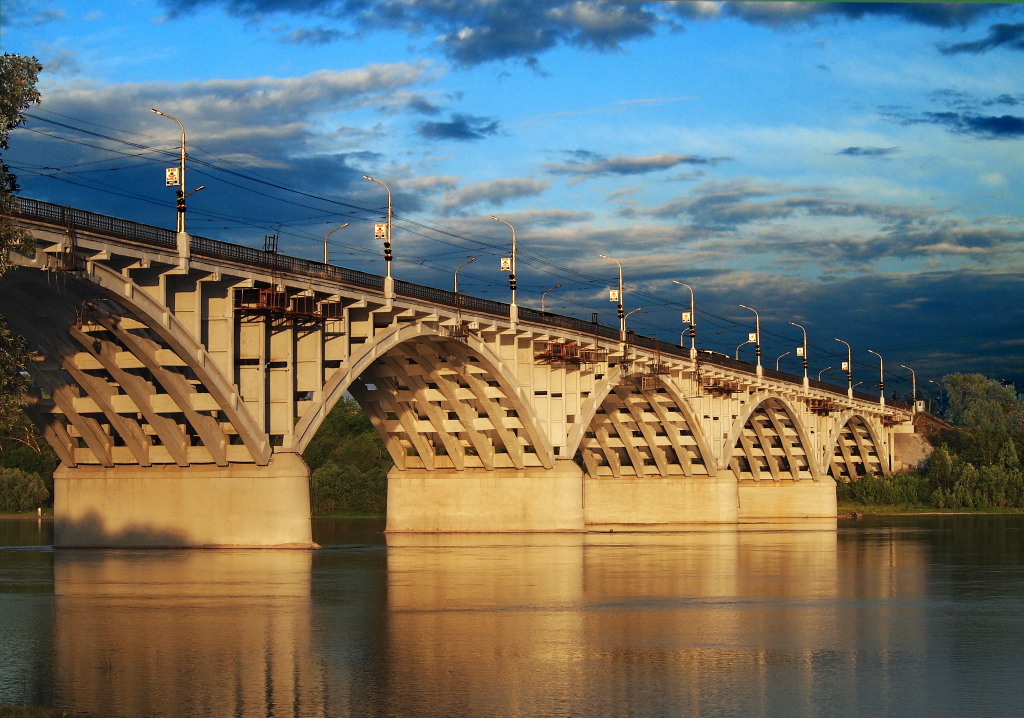В лучах уходящего солнца