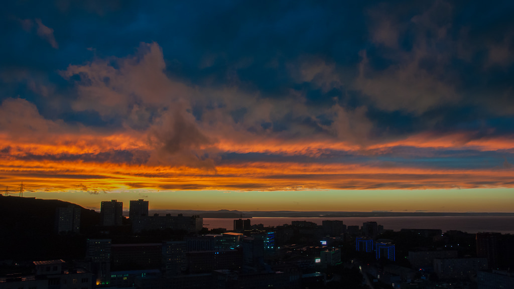 После дождя на исходе дня