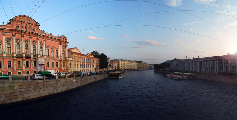 Лето. Питер. Закат.