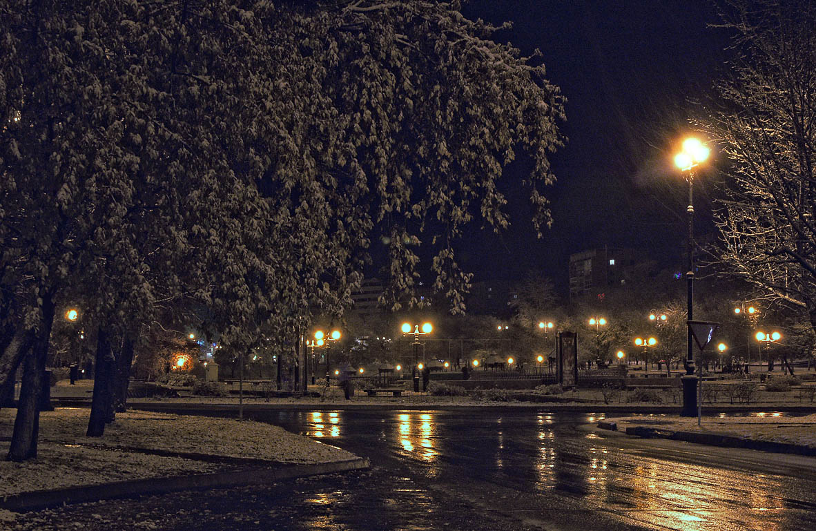 первый снег