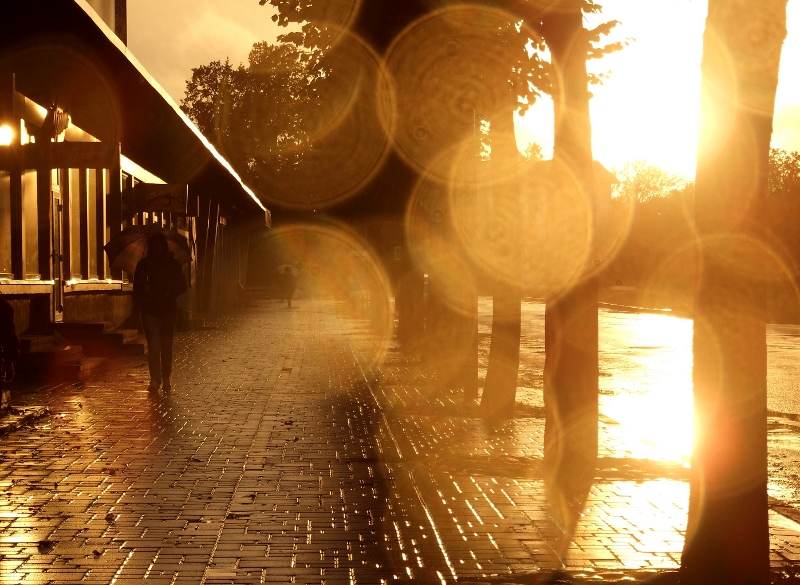 осенний город