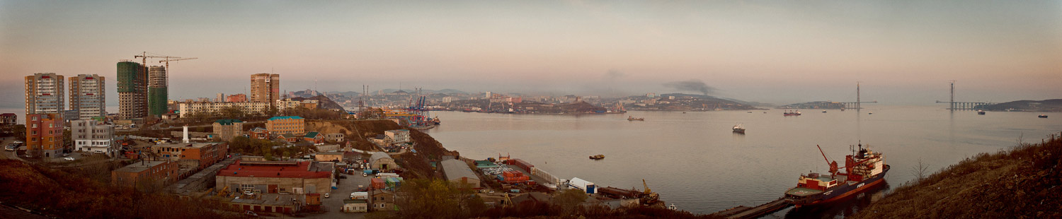 Панорама с заправки на Маяке