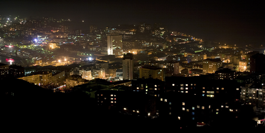 Ночной Владивосток