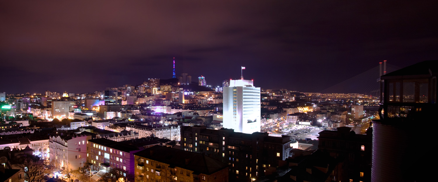 Ночь во Владивостоке