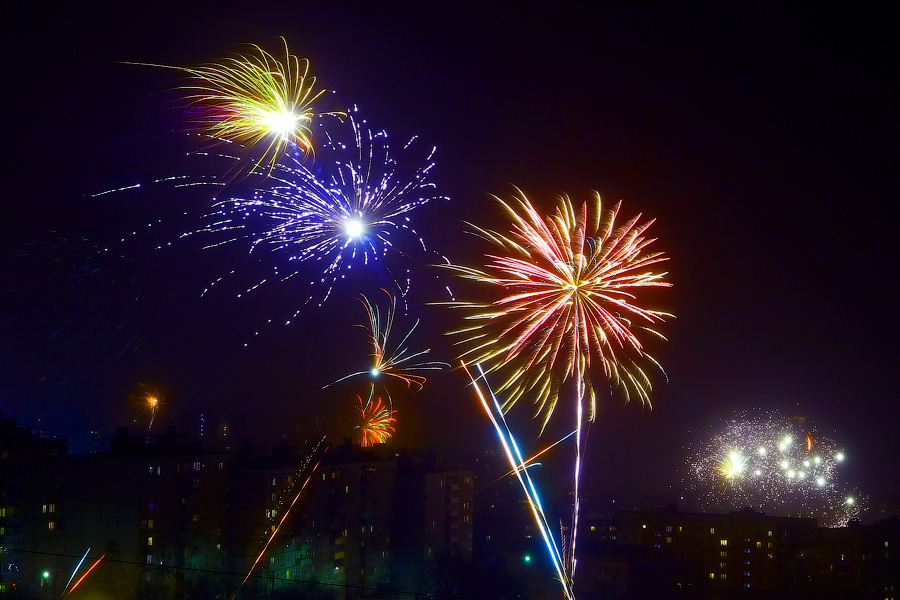 Новый ГОД....  Ночь