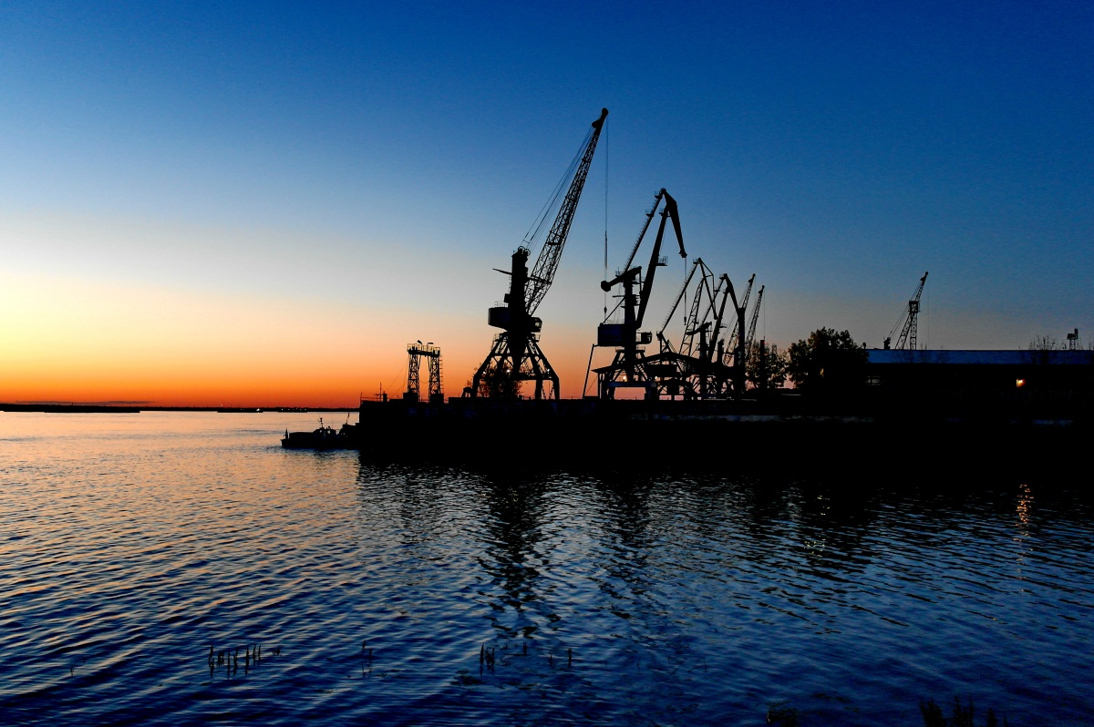 порт, речной ...