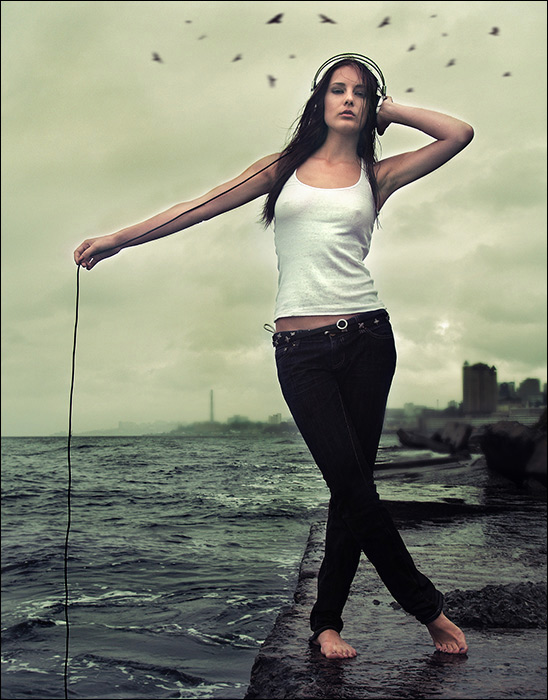 слушая музыку моря...