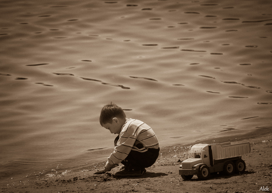 Детство у моря